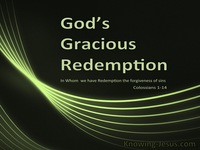 God’s Gracious Redemption